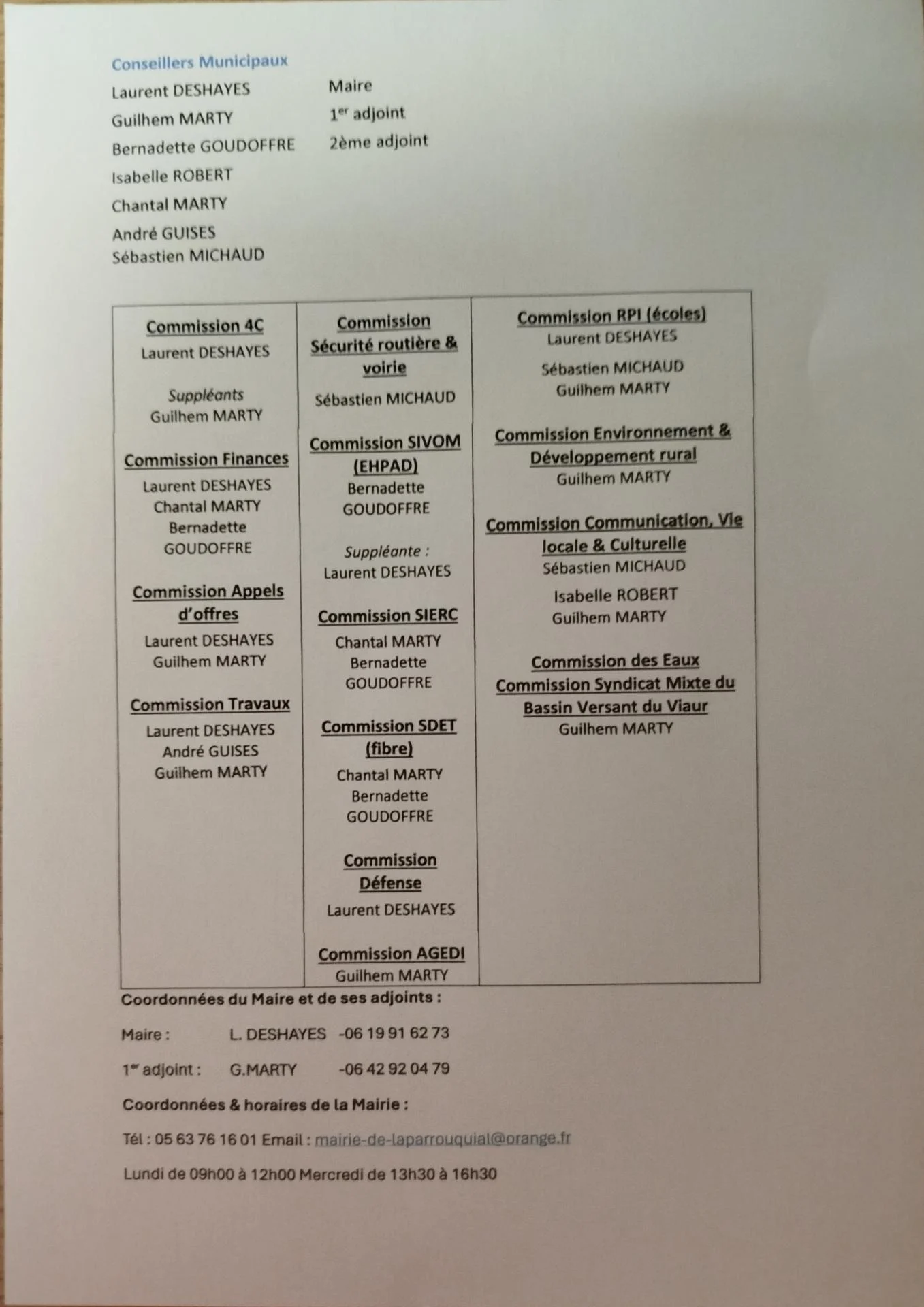 Composition conseil 2027